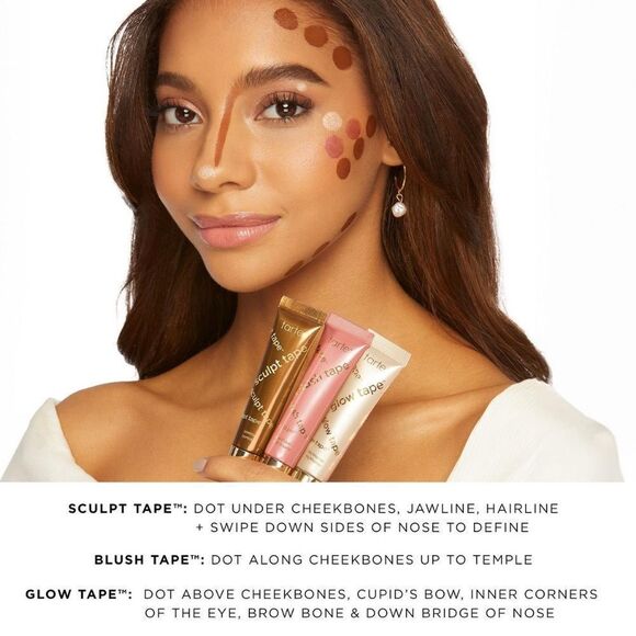 🌻 Tarte Amber Glow Tape Liquid Highlighter New TravelSz - Picture 5 of 10